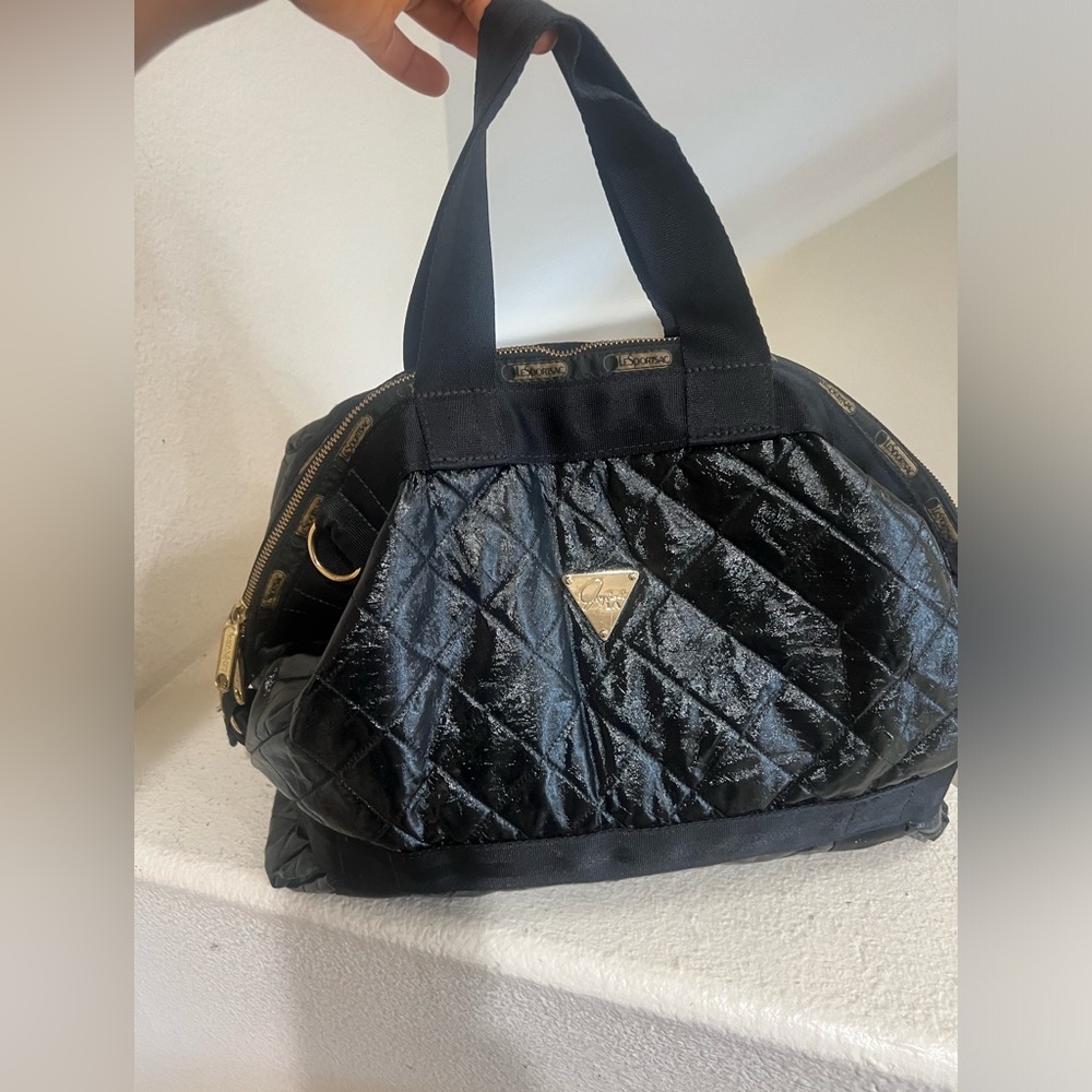 Lesportsack ×‎ JOYRICH collaboration quilt Tote Gym Travel Work Bag Handbag